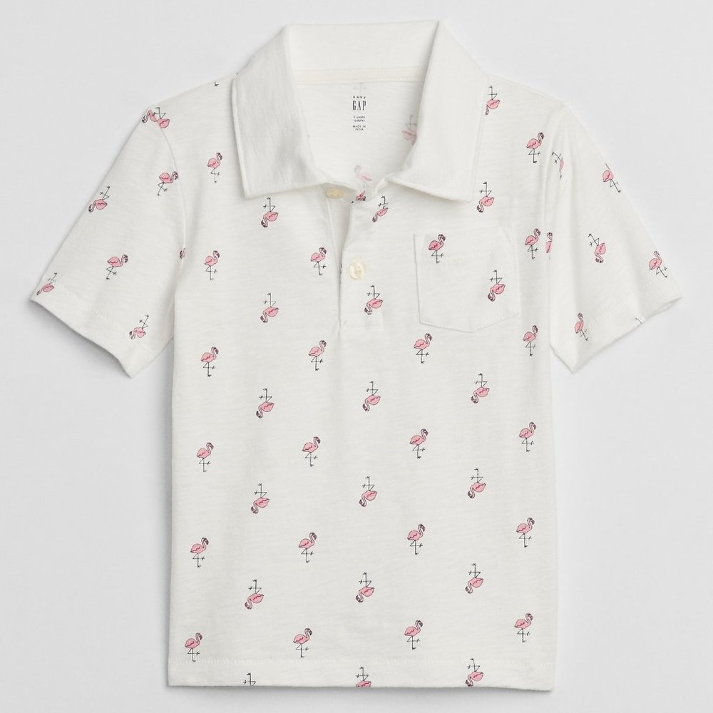 GAP Factory Boy Toddler Print Polo | 5 YRS NWT